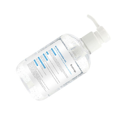 Água que guarda o Sanitizer antimicrobial da mão dos adultos